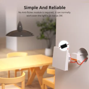 Taille compacte du SONOFF ZBMINIL2 interrupteur Zigbee intelligent