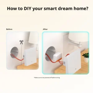 Schéma de câblage de l’interrupteur Zigbee SONOFF ZBMINIL2 pour installation murale